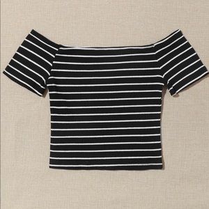 Forever 21 off the  shoulder crop top